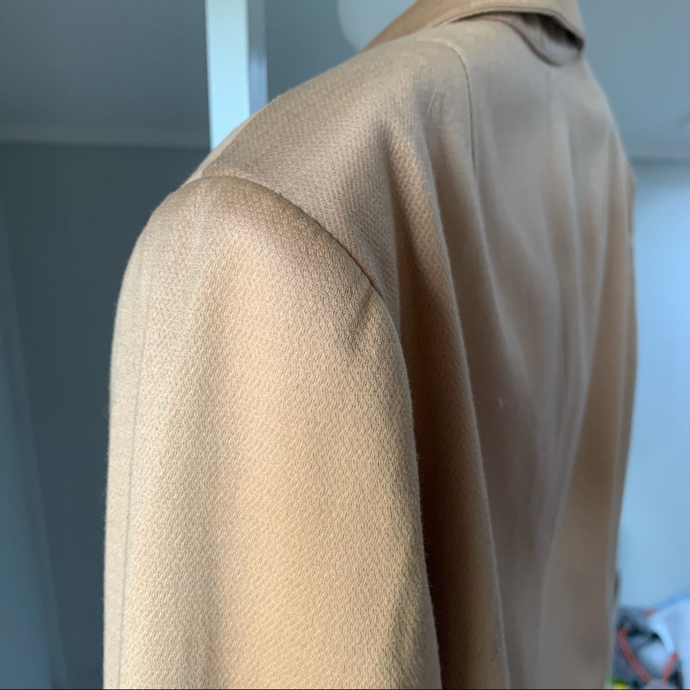 Etcetera Tan 3 Button Down Collared Blazer | 8 - image 7